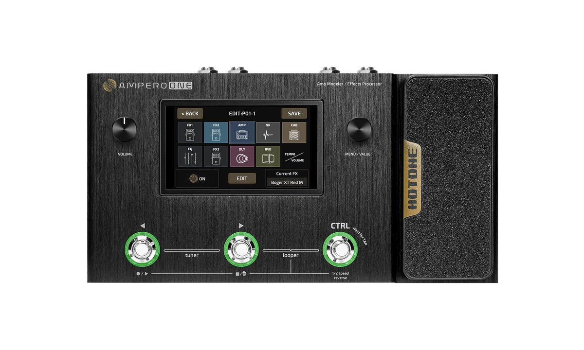 Hotone Ampero One Multi-Effects Pedal Musical Instruments Guitars Model MP-80