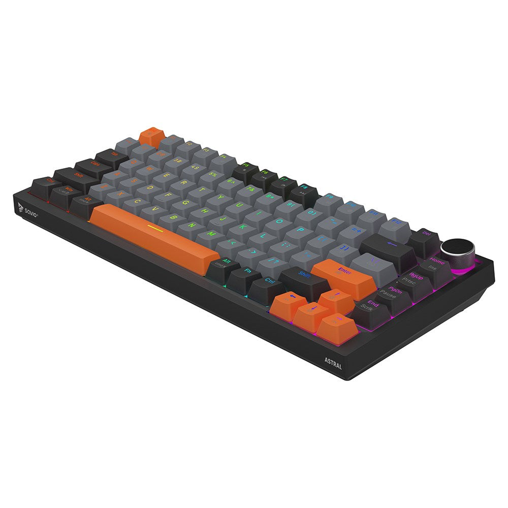 Savio ASTRAL Black OUTEMU White Jade RGB Magnetic Keyboard, 3 Keycap Colors
