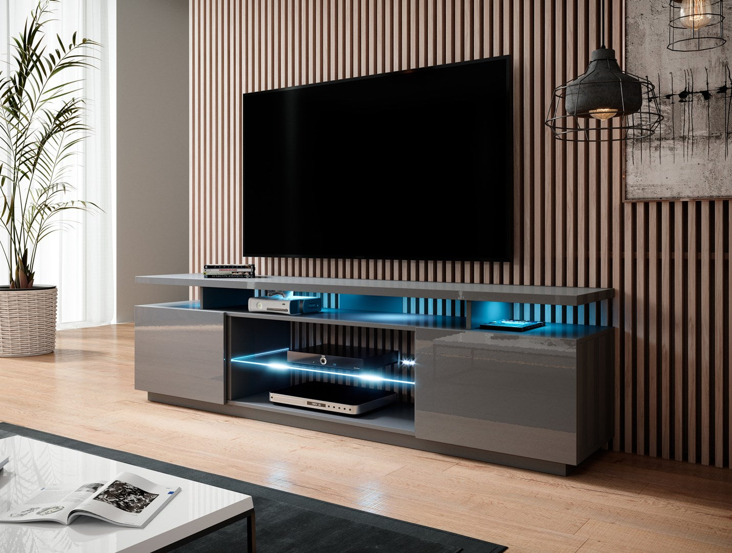 RTV EVA Cabinet 180x40x56 Graphite/Gloss
