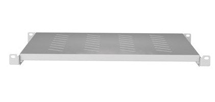 Lanberg Rack Shelf 1U 25 kg Grey 510 mm x 495 mm x 45 mm AK-1005-S