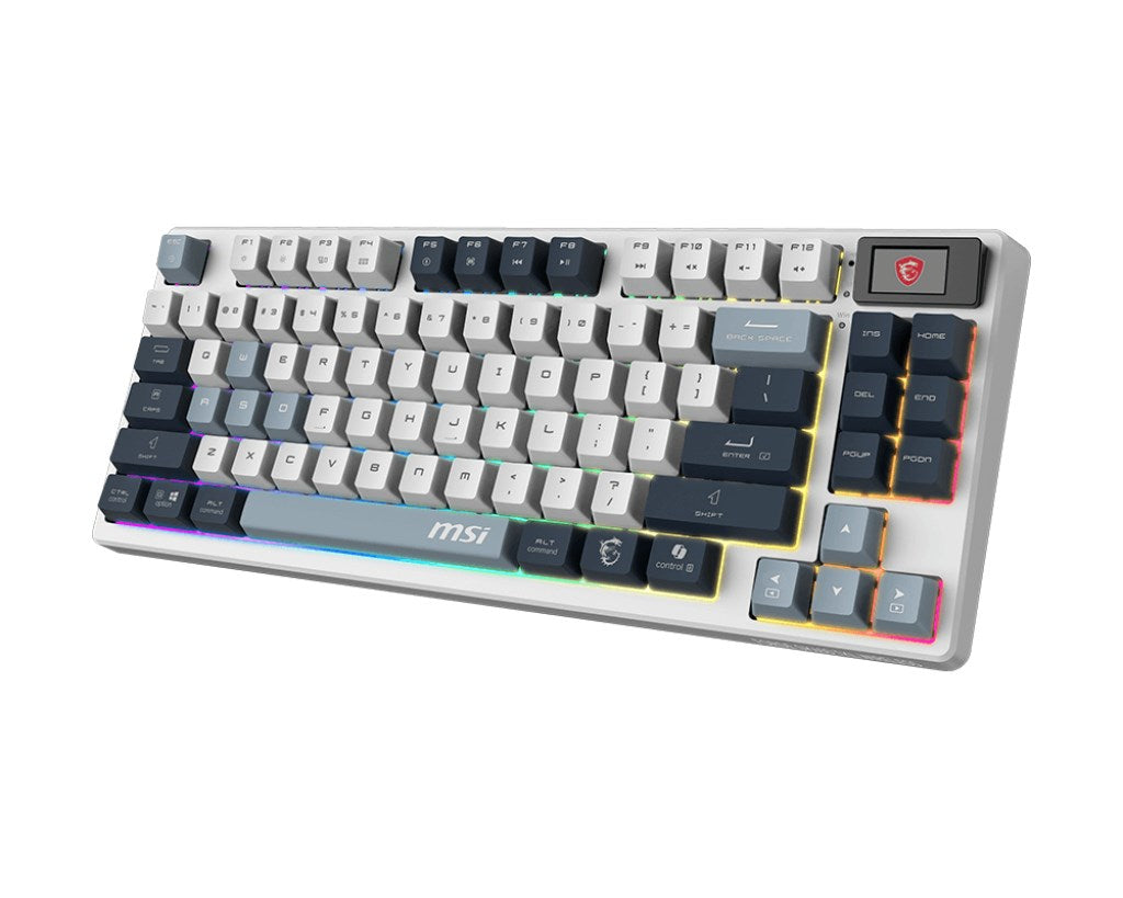 MSI FORGE GK600 TKL Wireless Gaming Keyboard USB + Bluetooth RGB Backlight