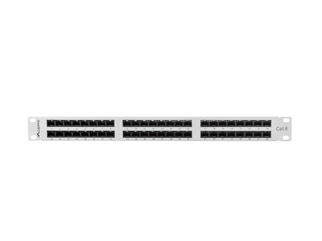 Lanberg Patch Panel 48 Port 1U Metal Grey PPU6-1048-S