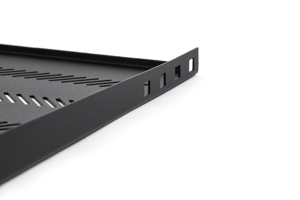 DIGITUS Rack Shelf 1U 25 kg Black 575 mm x 60 mm x 495 mm TN-19-550-1U-BK