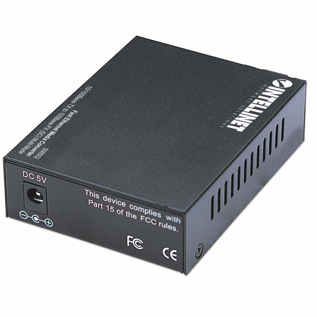 Fast Ethernet Media Converter with 2 Ports and 100 Mbps Data Transfer Rate