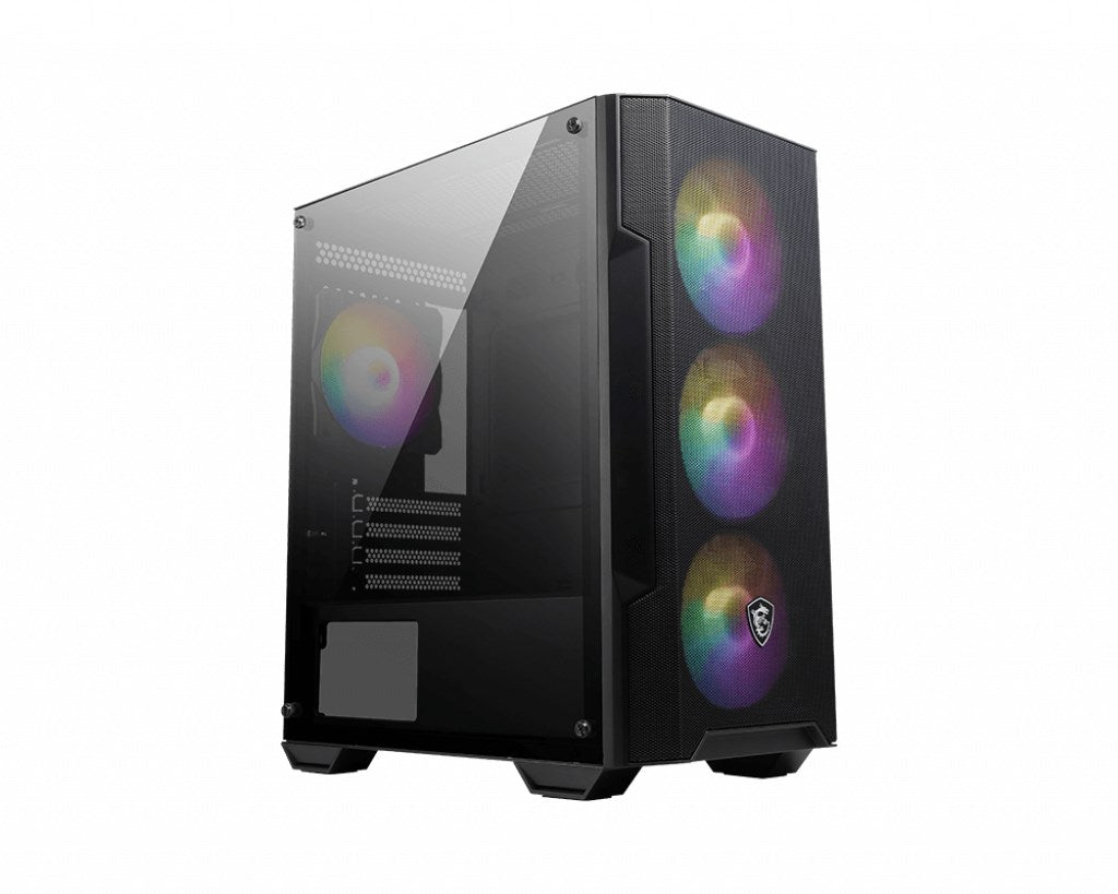MSI MAG Forge M100A Micro Tower - Black Transparent