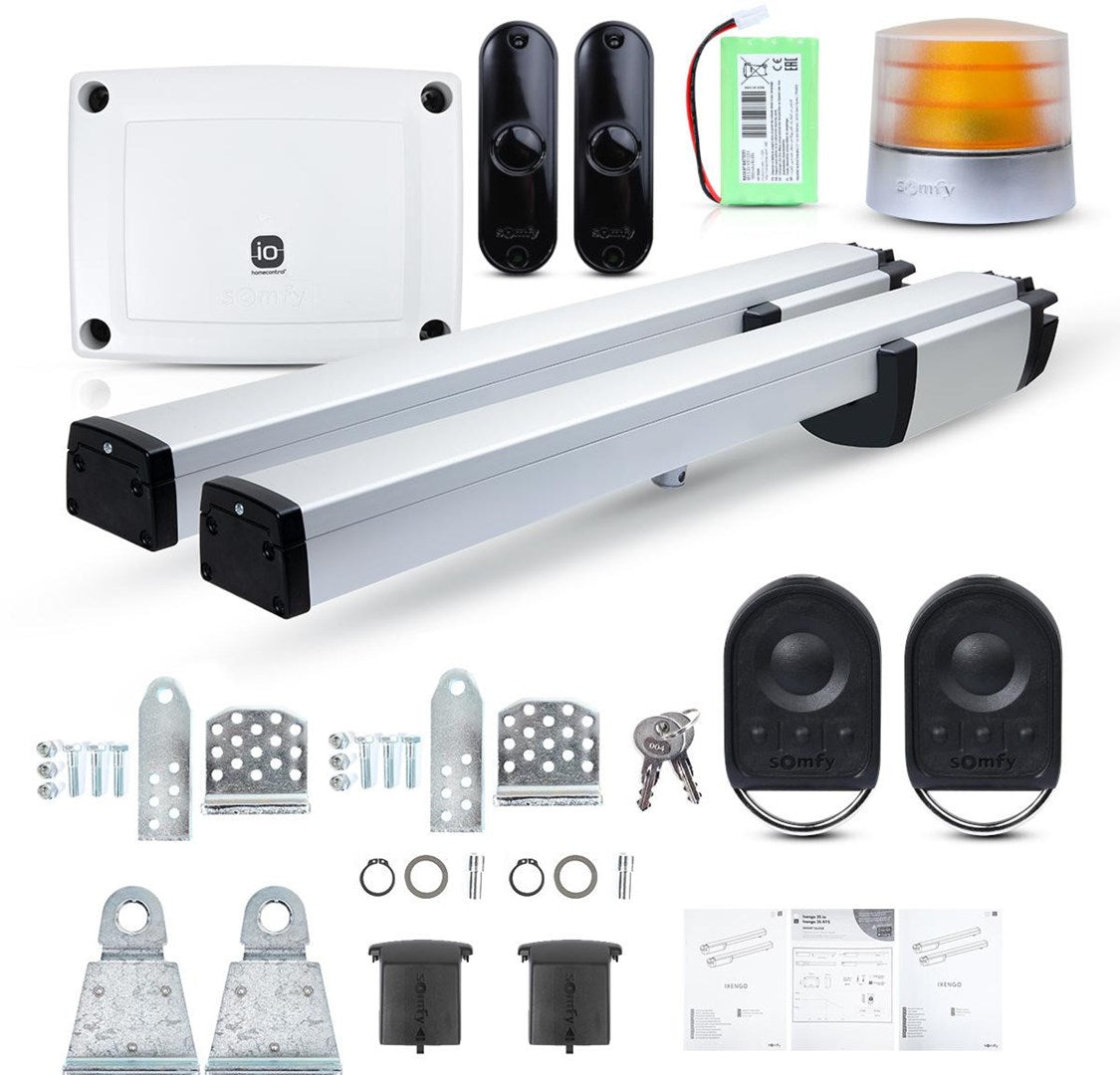 Somfy Gate Automation Kit for Double-Leaf Gates up to 8 m - Model 1246485