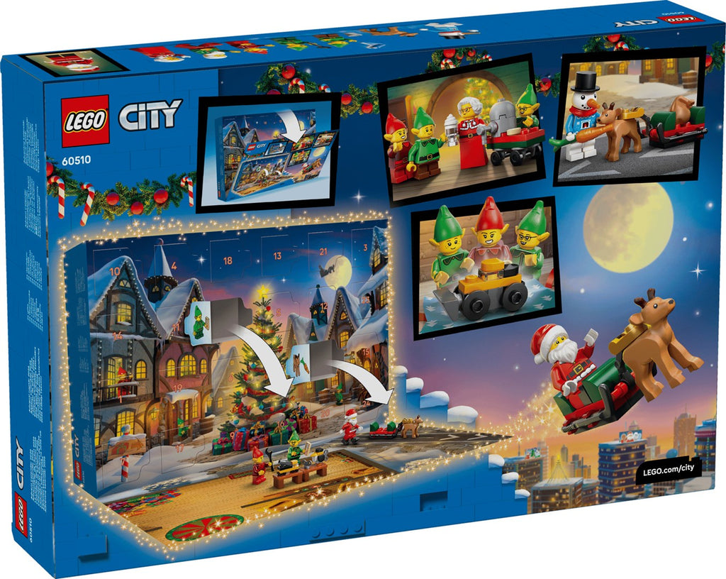 LEGO CITY Advent Calendar 2026 252 Pieces 7 Minifigures Model 60510