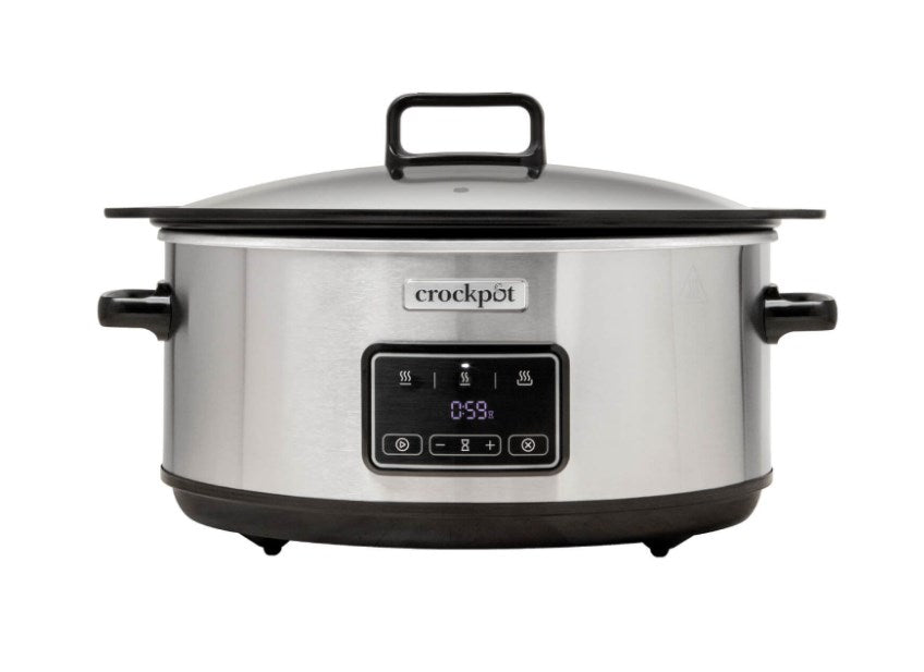 CROCK-POT Slow Cooker CSC112X, 6.5 L Capacity, Digital Display