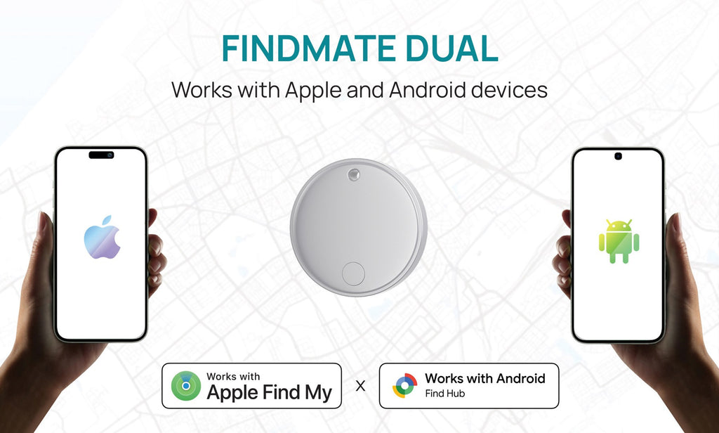 XD Connects FindMate Dual RCS Water-Resistant Tracker – Apple Find My & Android Find Hub (IPX5) P301.6203