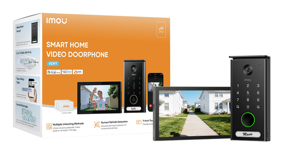 Imou Video Intercom System 5 MP 7" Black VO1-5M0R/VH1-7A0S