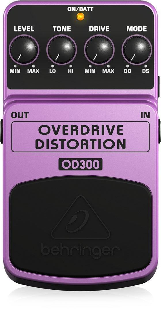 Behringer OD300 effects pedal Purple  Black