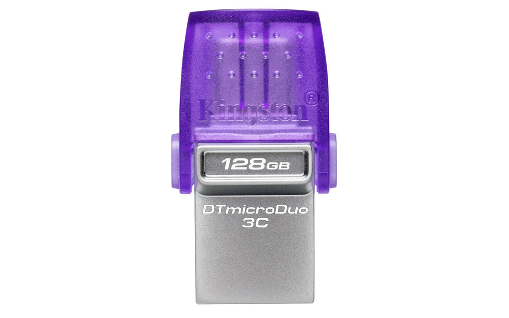 Kingston DataTraveler microDuo 3C - USB Flash Drive - 128GB - USB 3.2 Gen 1/ USB-C DTDUO3CG3/128GB
