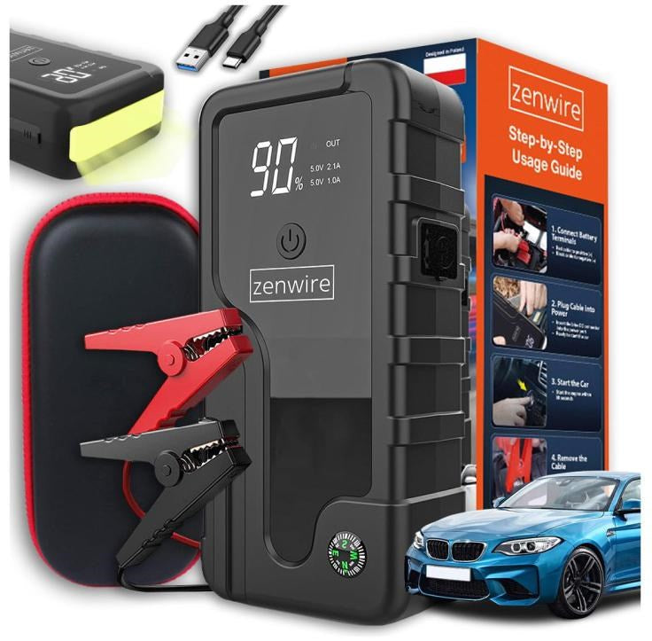 Zenwire CY16 Jump Starter 6400mAh Car Power Bank with LED Display