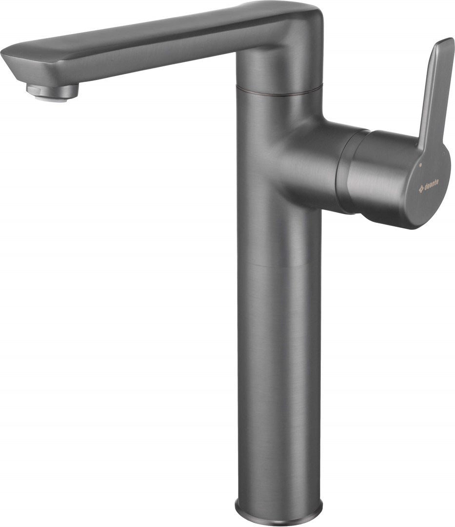 Deante High Basin Mixer Titanium Graphite Single-Lever