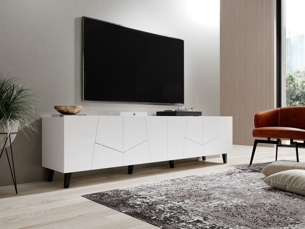 RTV Cabinet ETNA 200x42x52 White Matt