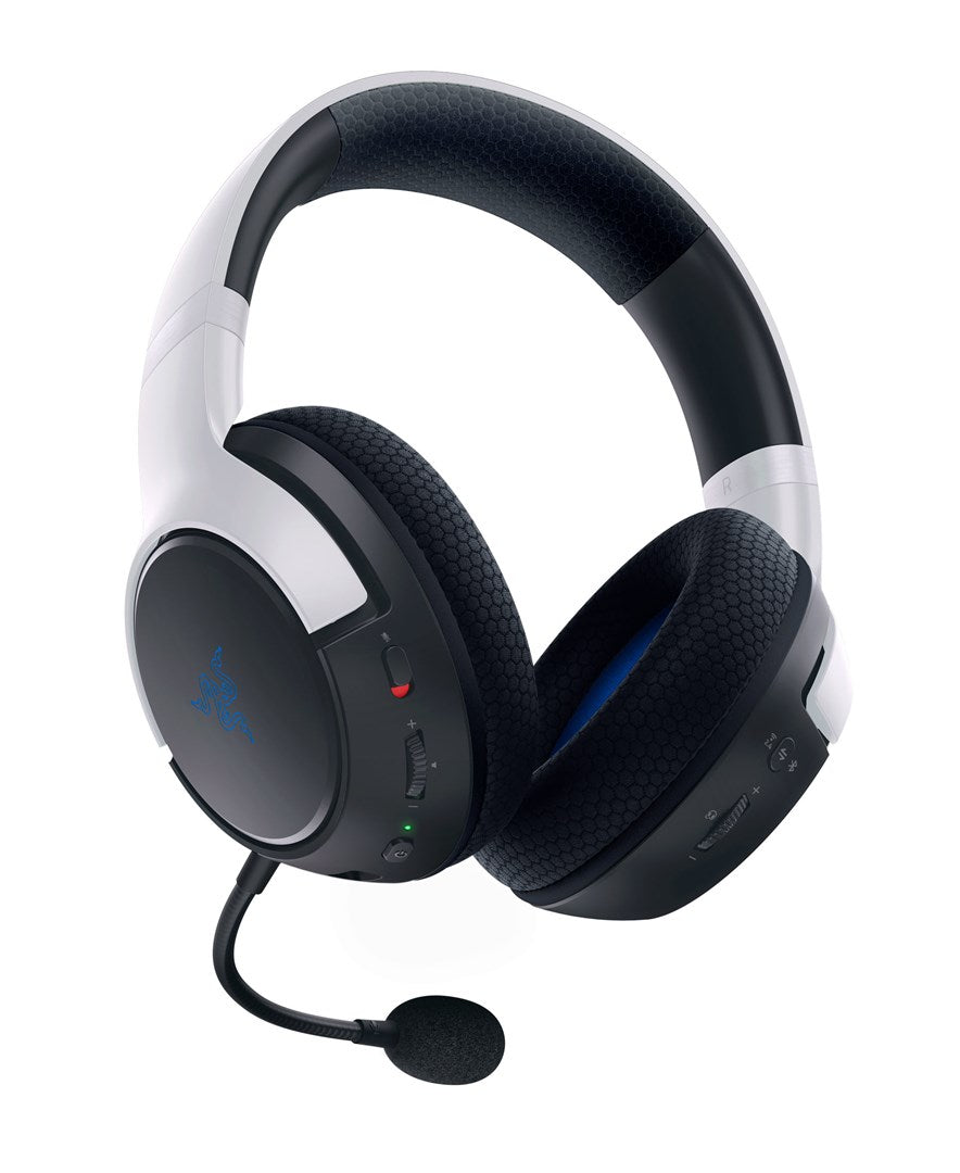 Razer Kaira HyperSpeed Wireless Headphones - Gaming - USB Type-C - Bluetooth - White - Black - Model RZ04-03980200-R3G1