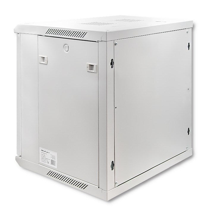 Qoltec 19" Rack Cabinet 12U - 600 x 635 x 450 - Grey - Hanging
