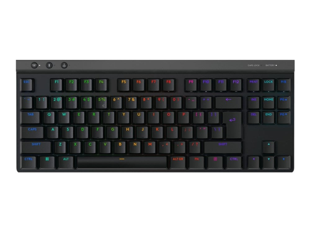 Logitech G G515 TKL Wireless Gaming Keyboard - LIGHTSPEED - Backlit - GL Tactile - Black (920-012538)