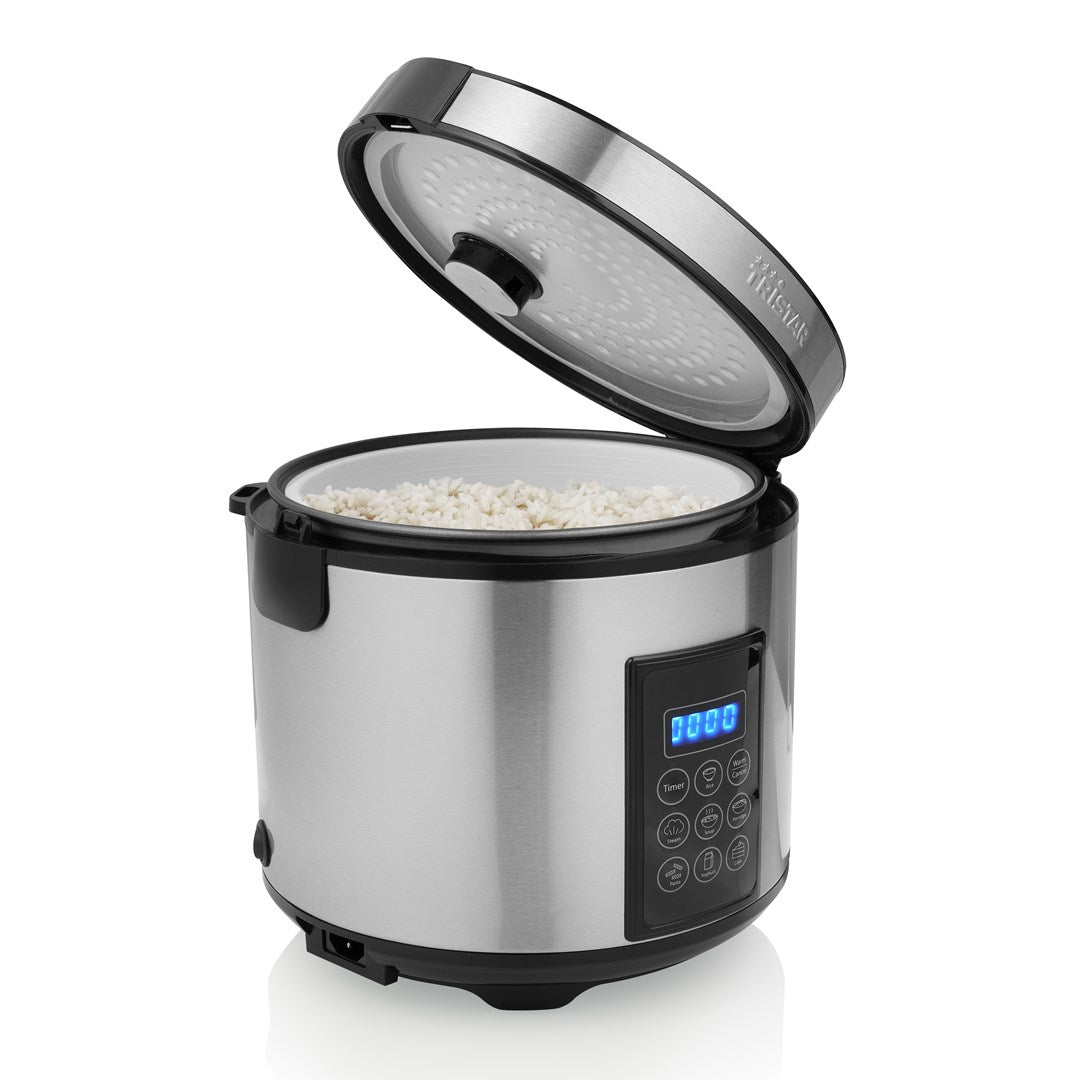 Tristar RK-6138 Steam Cooker with Display, Timer, Steel