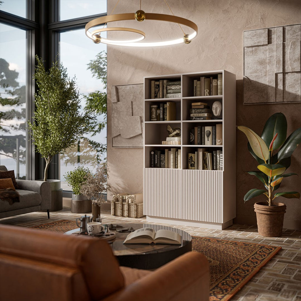 Cama Bookcase 100x42x171 Cashmere LIVERTI