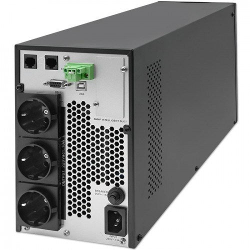 Qoltec Uninterruptible Power Supply UPS 2kVA 2000W LCD EPO USB Online