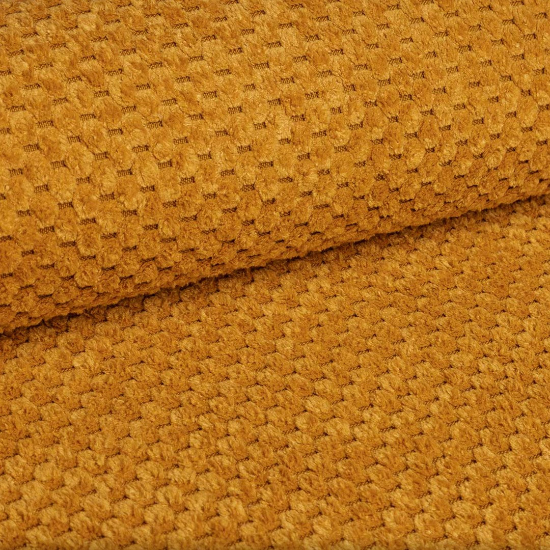 WOBA honey-coloured pouffe-mattress