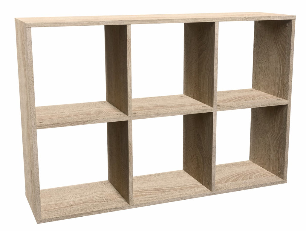 Topeshop Malax 2X3 Sonoma Living Room Bookcase - Model: MALAX 2X3