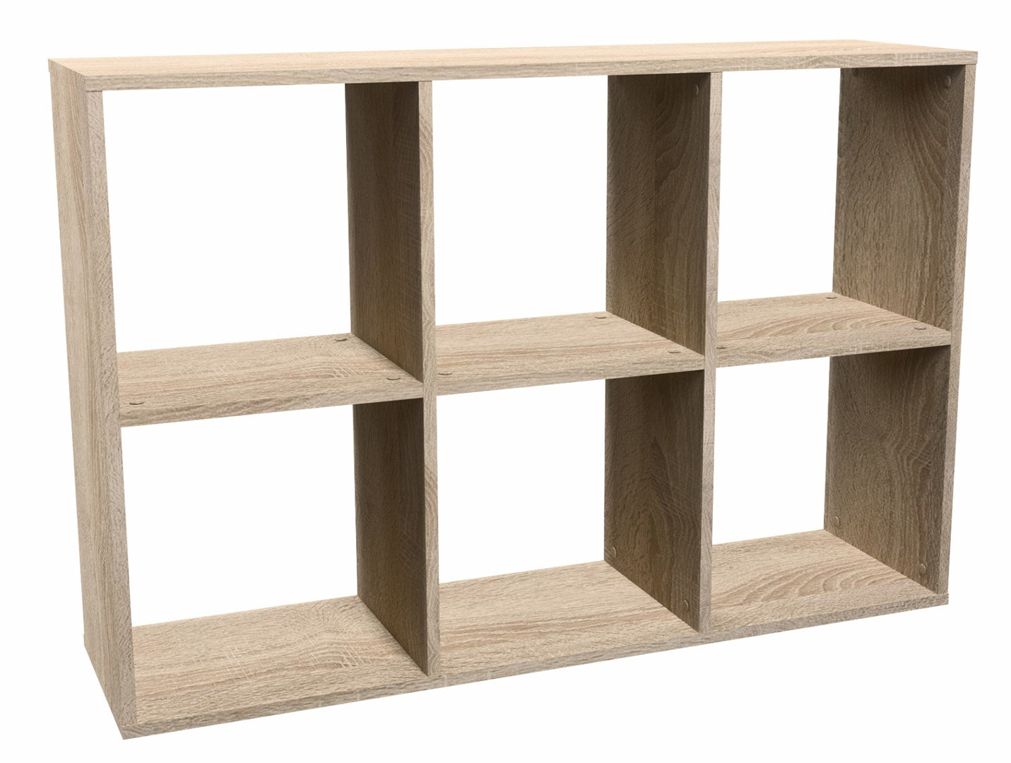 Topeshop Malax 2X3 Sonoma Living Room Bookcase - Model: MALAX 2X3