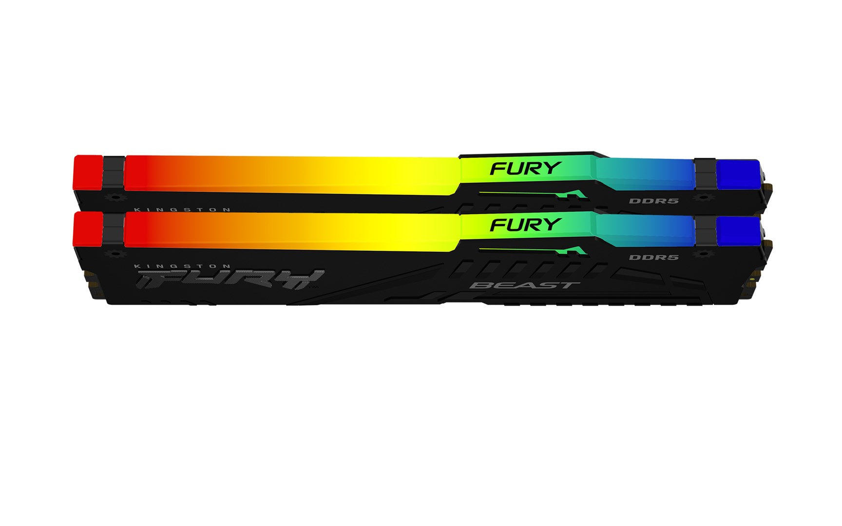 Kingston FURY Beast RGB - DDR5 - 32GB (2 x 16GB) - DIMM 288-PIN - 2800 MHz - CL40 - KF556C40BBAK2-32 PC5-44800