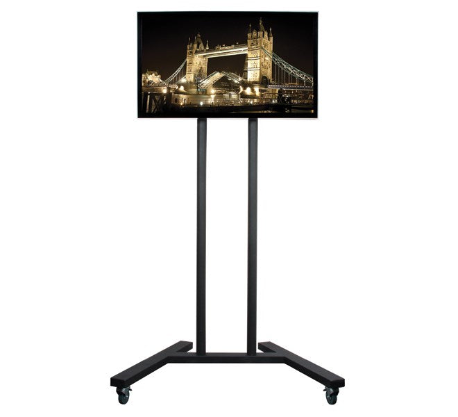 B-Tech Large Universal Flat Screen Trolley/ Floor Stand (VESA 800 x 600) O50mm