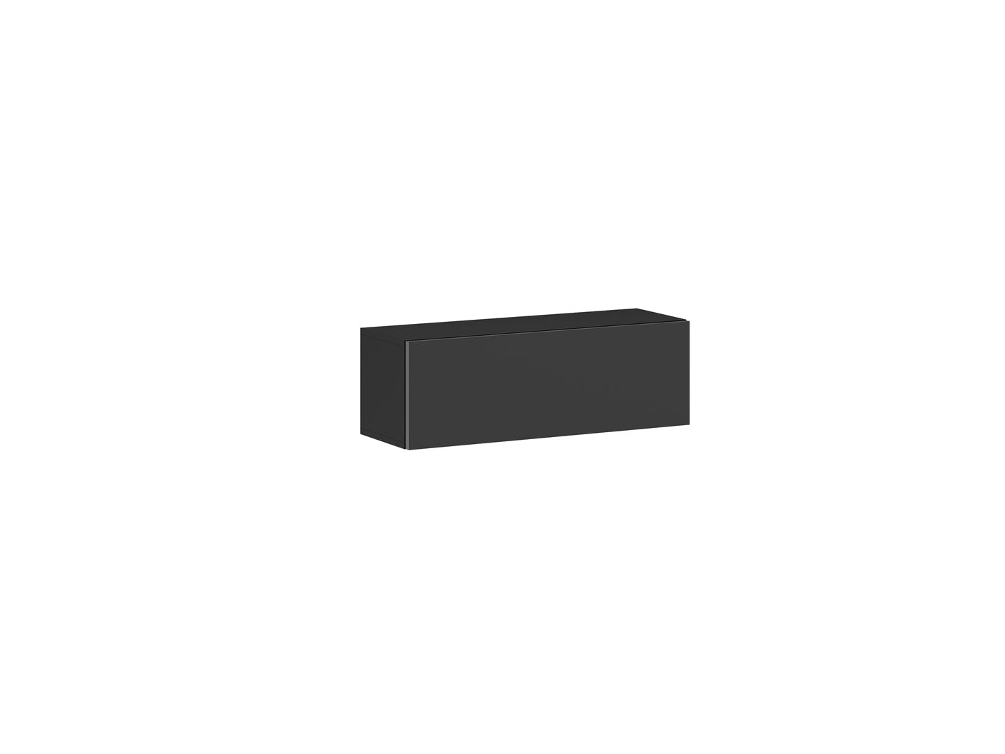 Cama Wall Cabinet VIGO 90 Full 90/35/32 Black/Black Gloss - 1 Door