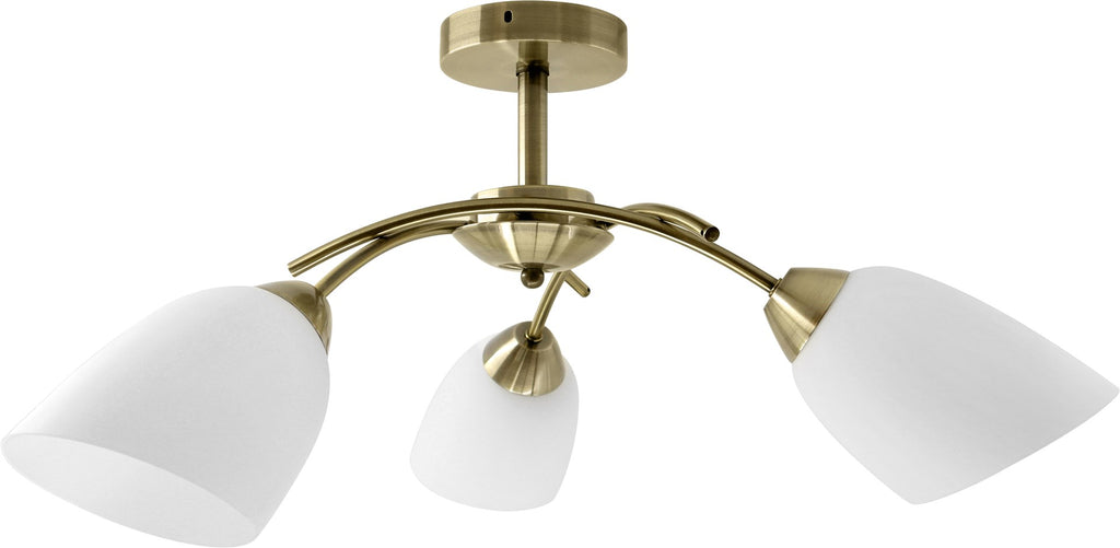 Activejet Classic ceiling chandelier pendant lamp NIKITA Patina triple 3xE27 for living room