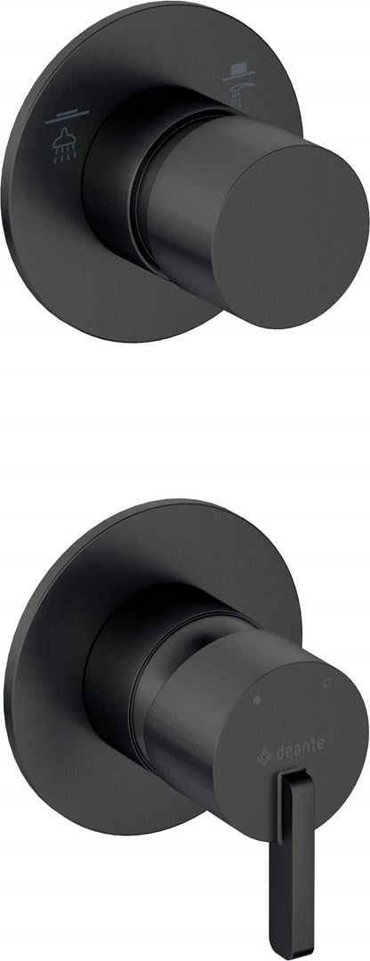 Concealed shower mixer with shower switch