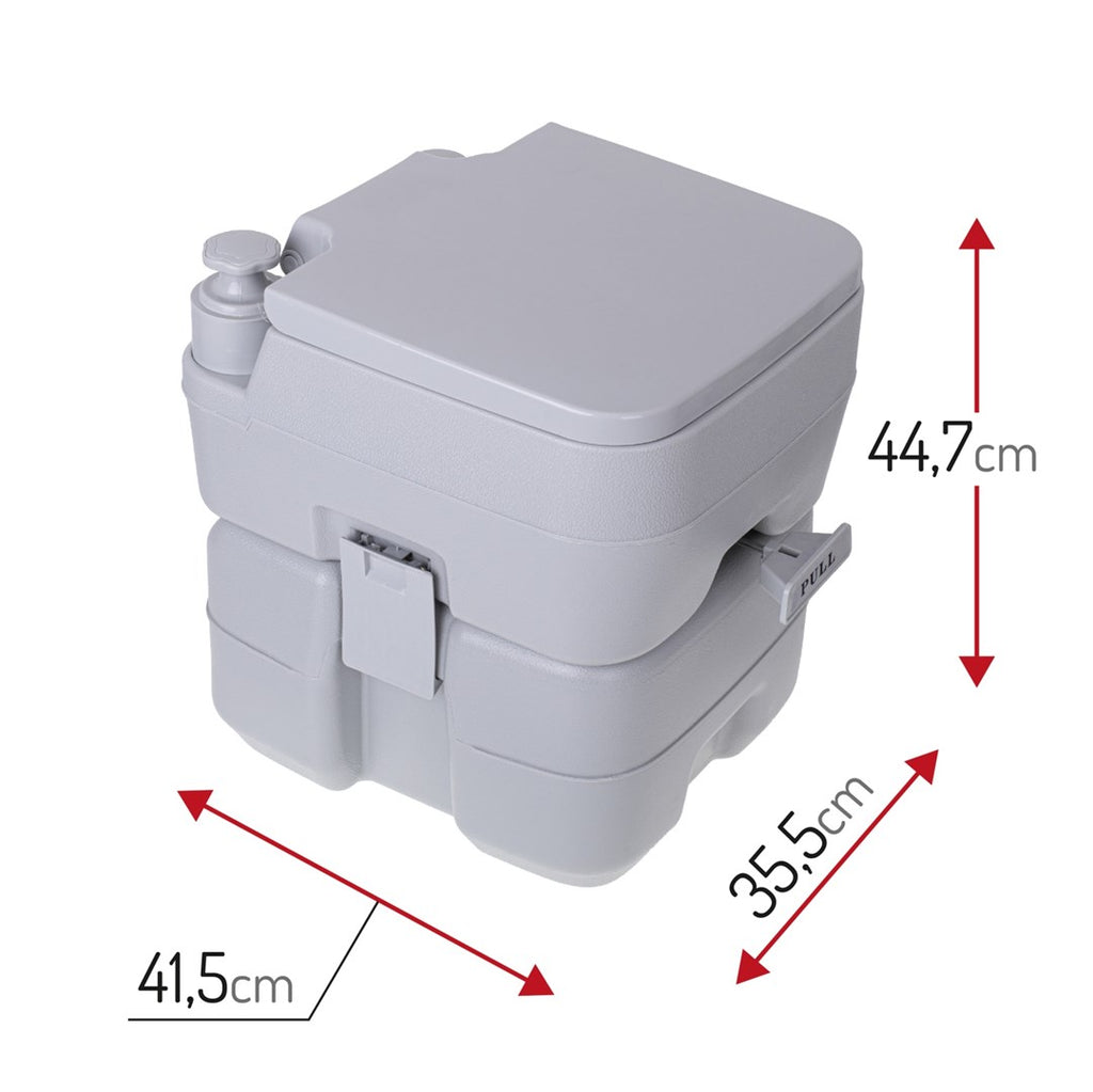 Adler Portable Toilet Grey ABS 110 kg Model CR 1035