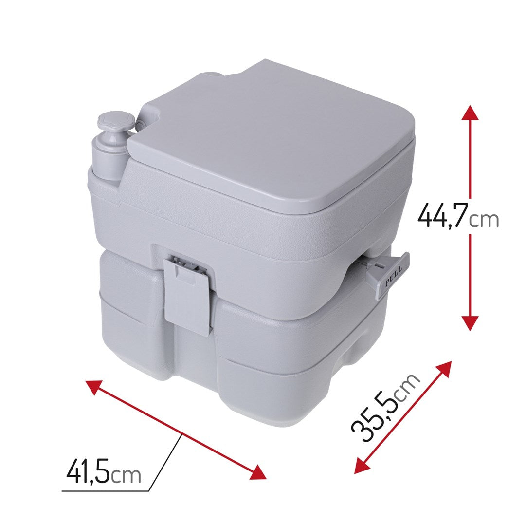 Adler Portable Toilet Grey ABS 110 kg Model CR 1035