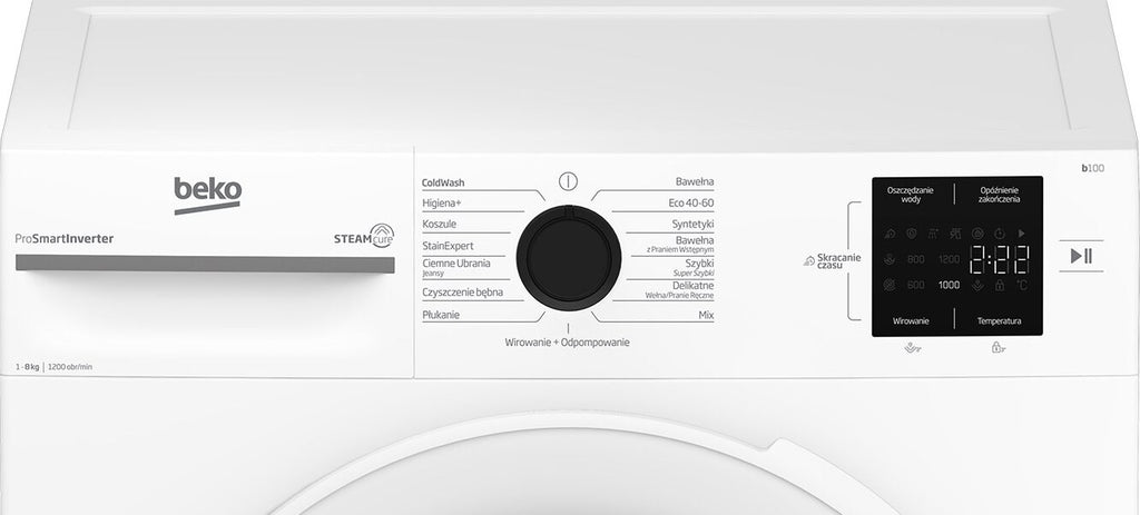 BEKO BM1WFU38225WW Washing Machine 8 kg 1200 RPM AquaWave White b100