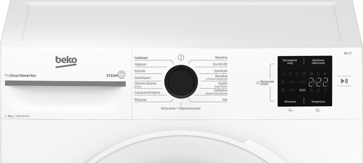 BEKO BM1WFU38225WW Washing Machine 8 kg 1200 RPM AquaWave White b100