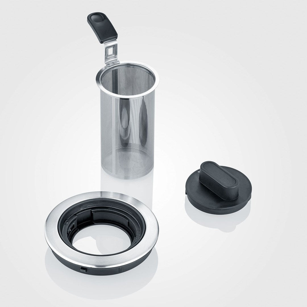 SEVERIN Deluxe Mini Kettle 1 L 2200W Glass/Stainless Steel WK 3473