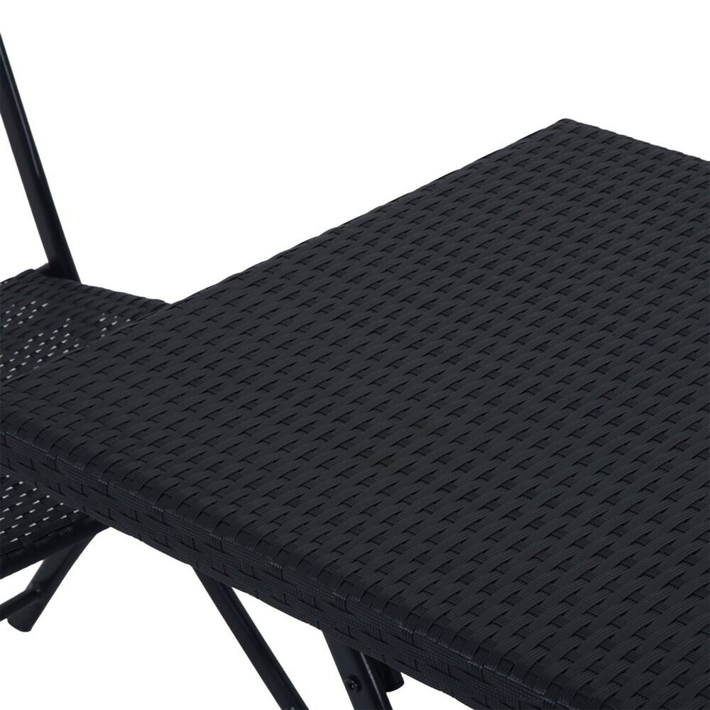 Garden Furniture Set Black Forest - 2 Folding Chairs and Table
