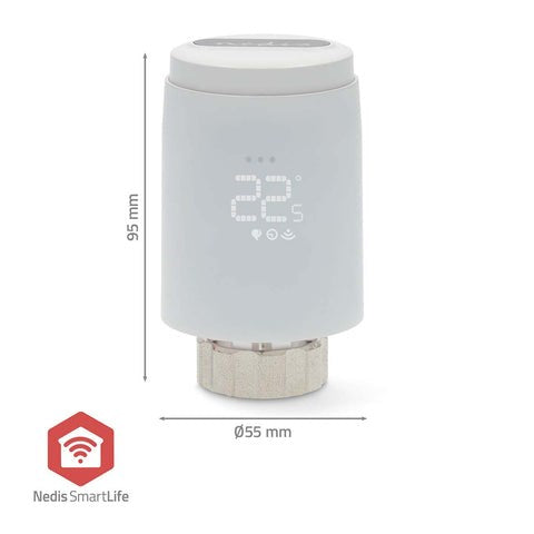 Nedis SmartLife ZigBee Radiator Thermostat - Energy Efficient Control