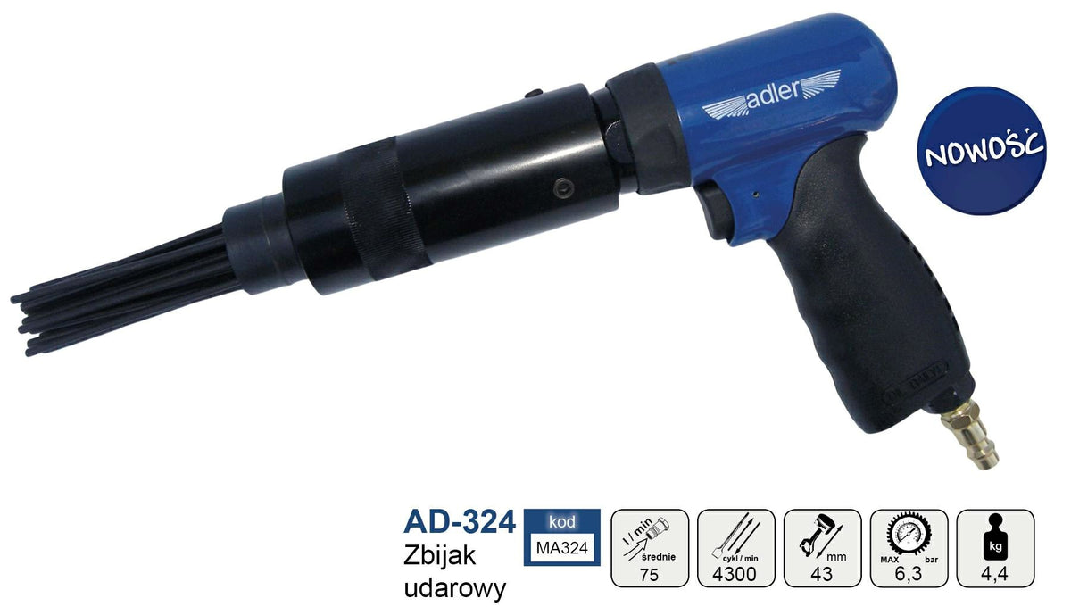 Adler Pneumatic Needle Hammer | Model AD-324