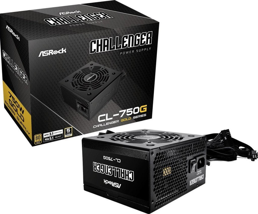 ASRock Challenger CL-750 G Power Supply 850 Watt PC/Server (90-UXC075-GNEAAA)