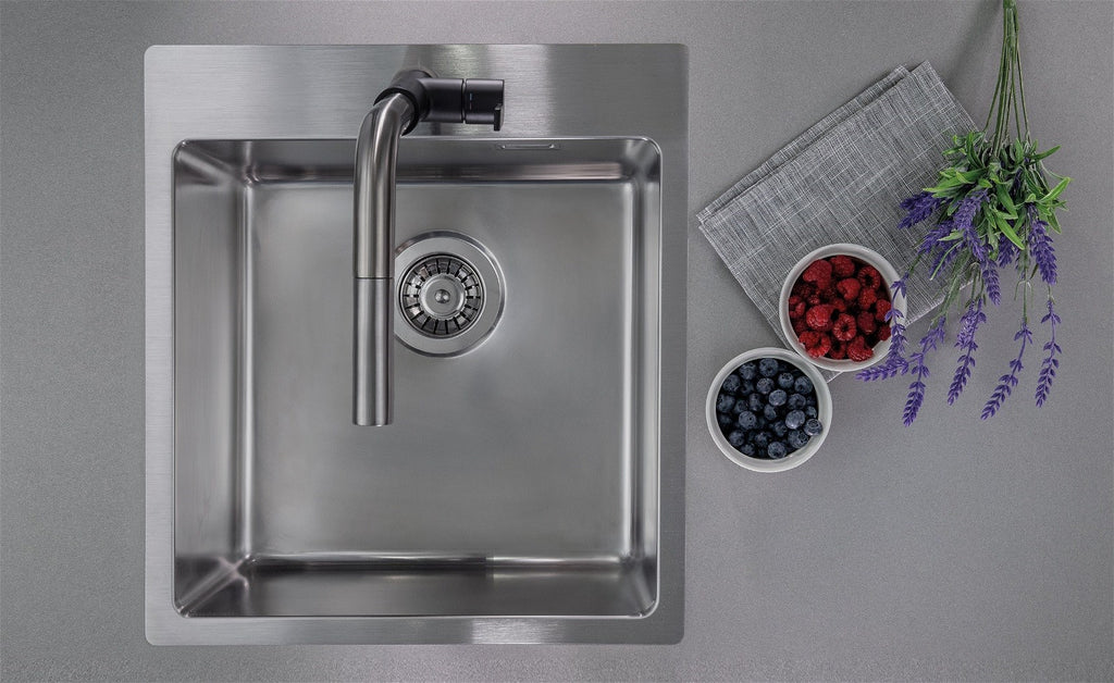 Deante Steel Sink 1-Bowl 45 x 50.5 cm