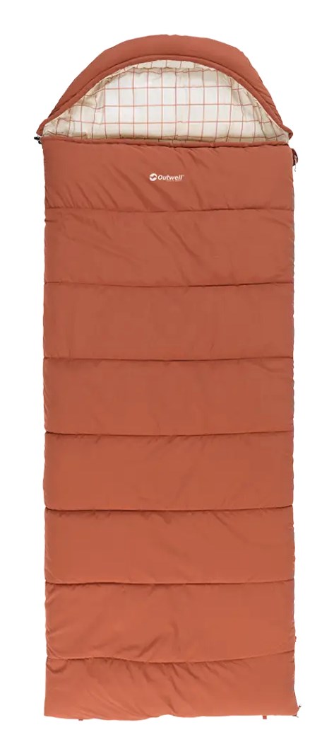 Outwell 230501 sleeping bag Adult Semi-rectangular sleeping bag Polyester Red