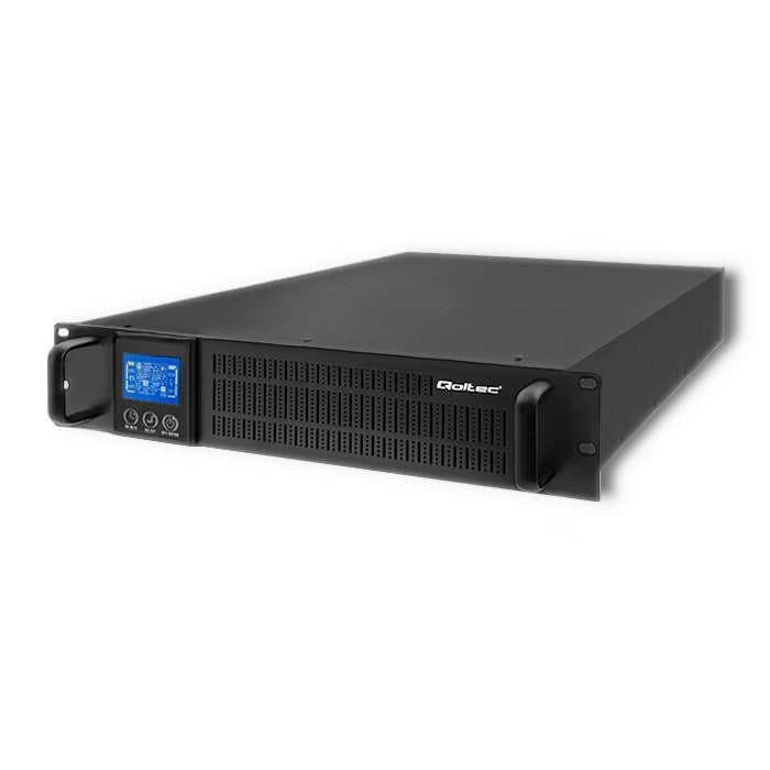 Qoltec 53947 UPS RACK 3KVA 2400 W LCD