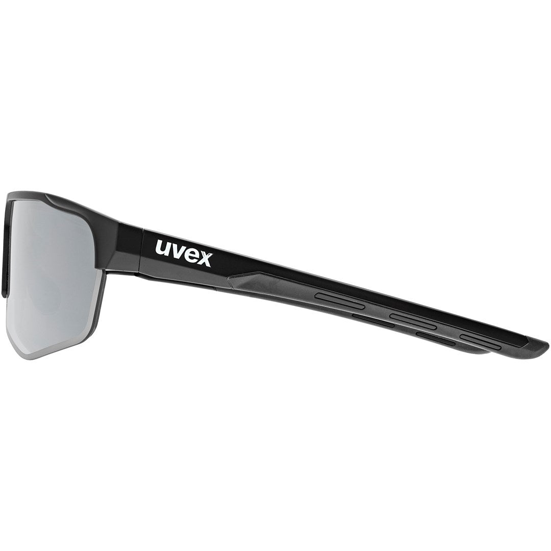 Uvex 5330812216 sports glasses Unisex Semi rimless Black Interchangeable lenses
