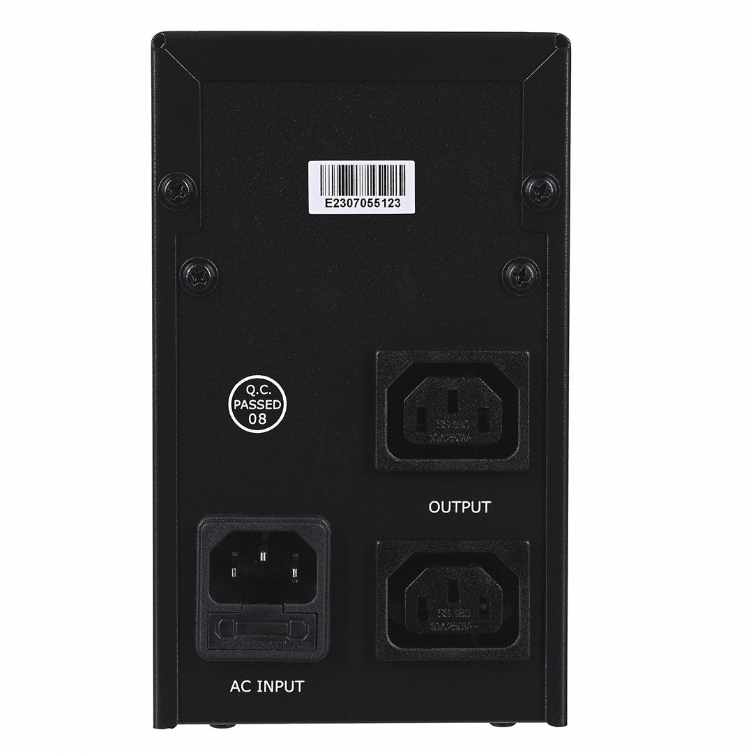 Gembird UPS-PC-652A Uninterruptible Power Supply 0.65 kVA 390 W 3 AC Outlets