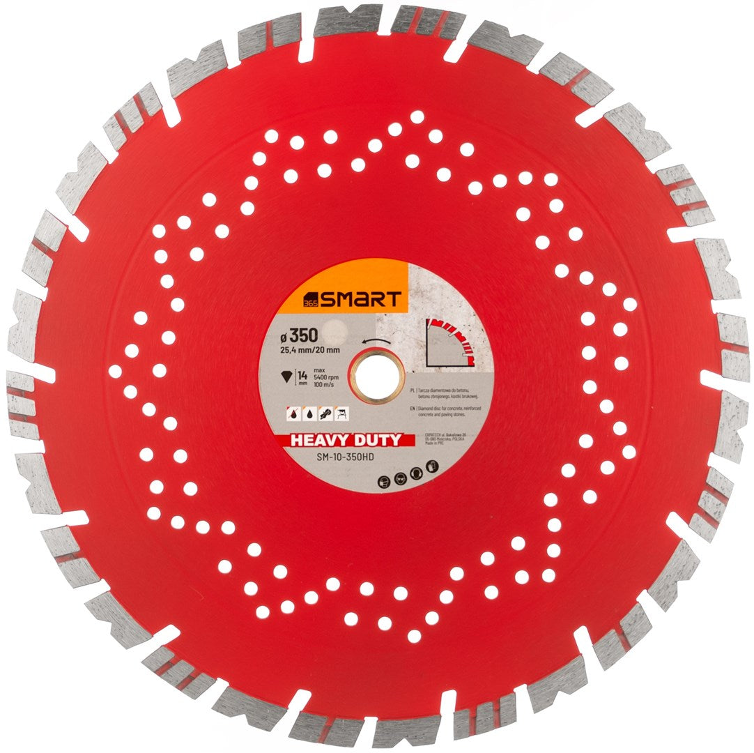 BOSCH Heavy Duty Diamond Blade 350x25.4 mm Cutting Disc SM-10-350HD