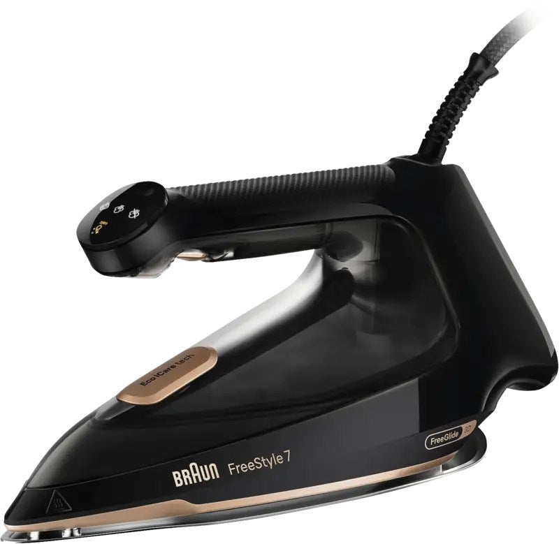Braun FreeStyle 7 Steam Iron Black, Gold | Model 0127411002