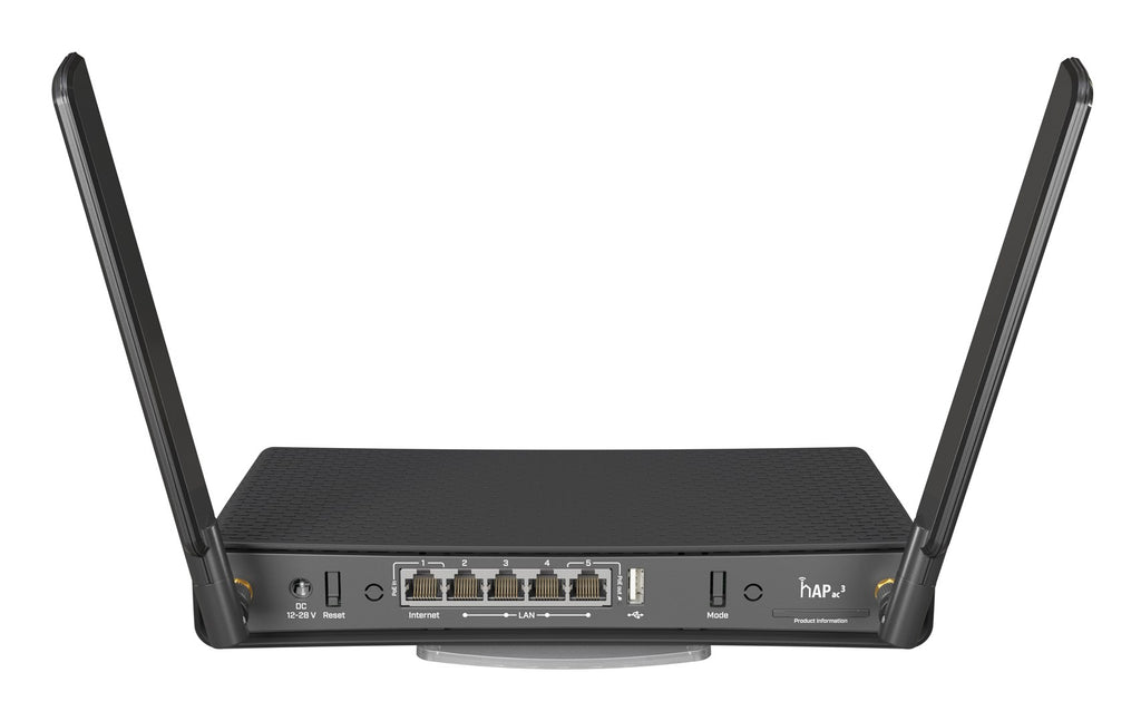 Mikredik hAP acü Wireless Router with 5-Port Switch - 1GbE - Wi-Fi 5 - RBD53IG-5HACD2HND